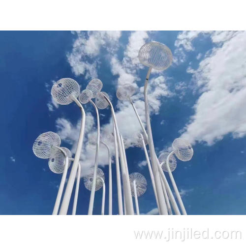 Outdoor Stainless Steel Jellyfish Sculpture